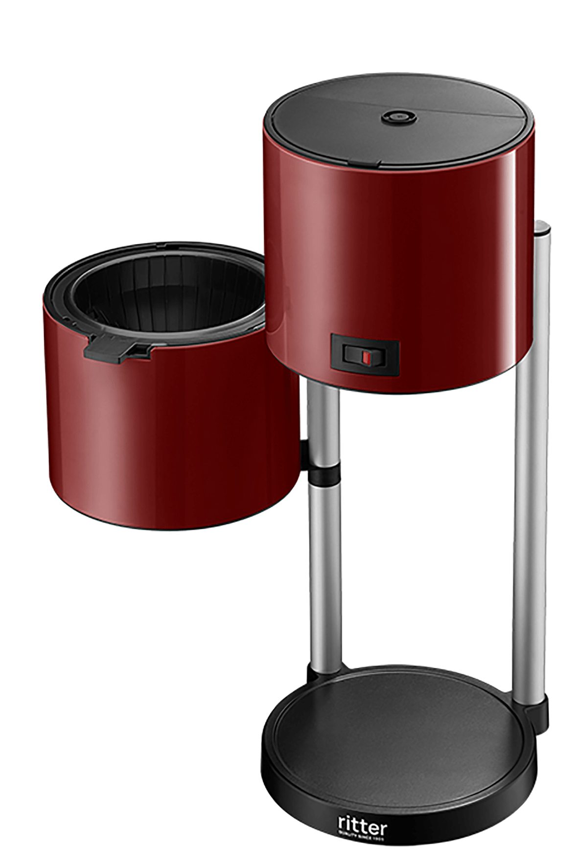 Kaffeemaschine, geöffnet