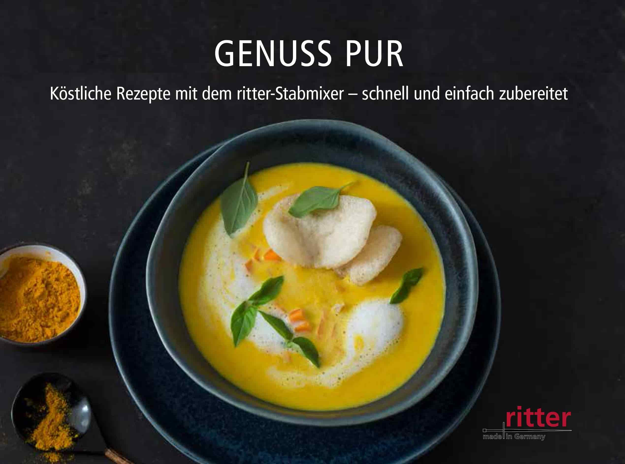 Genuss pur - Rezeptbuch für den ritter Stabmixer