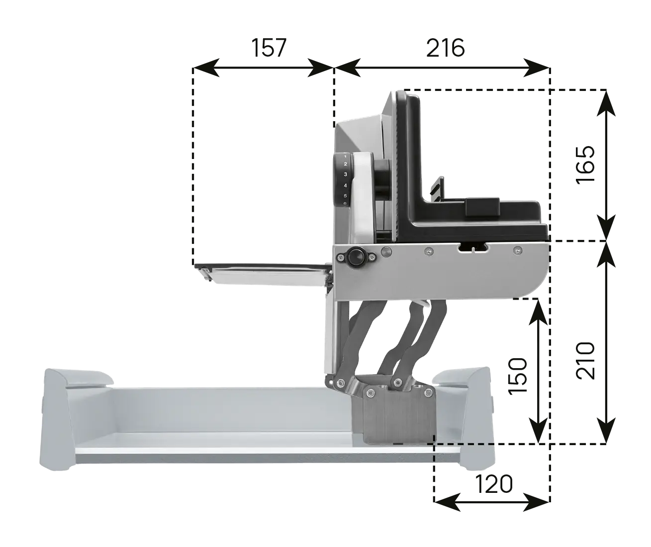 Built-in food slicer AES 72 SR-H