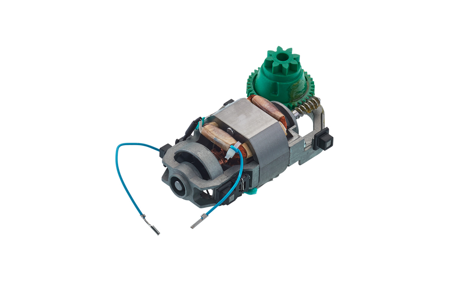 Zubehör Motor mit grünem Antriebsrad (linksgeführt)