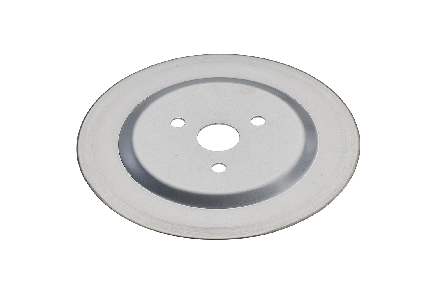 Smooth ham- and sausage circular blade without a gear