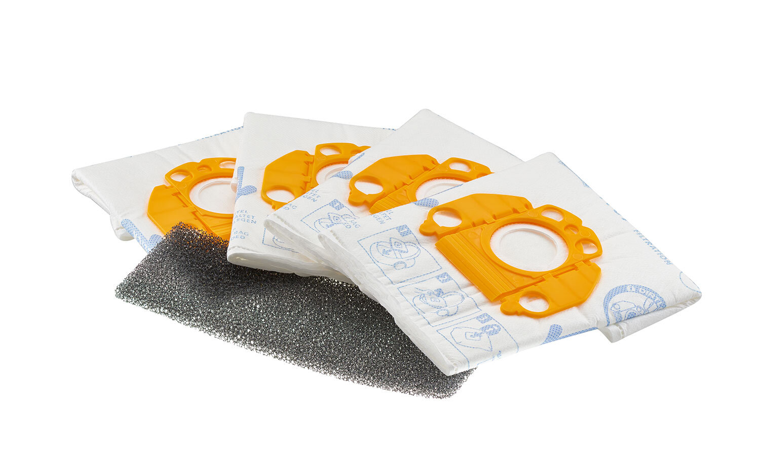 Vacuum cleaner bags with filter