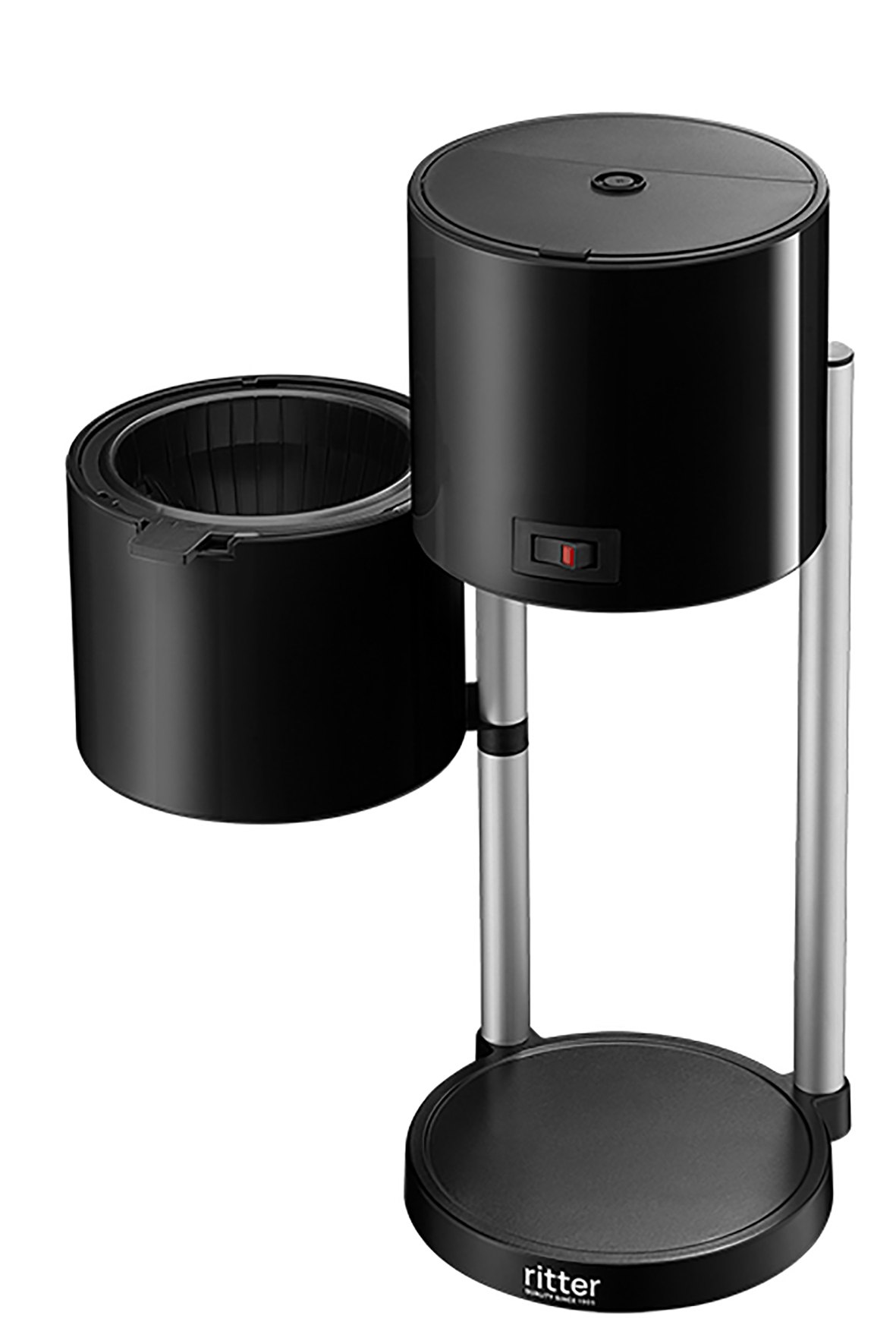 Kaffeemaschine, geöffnet