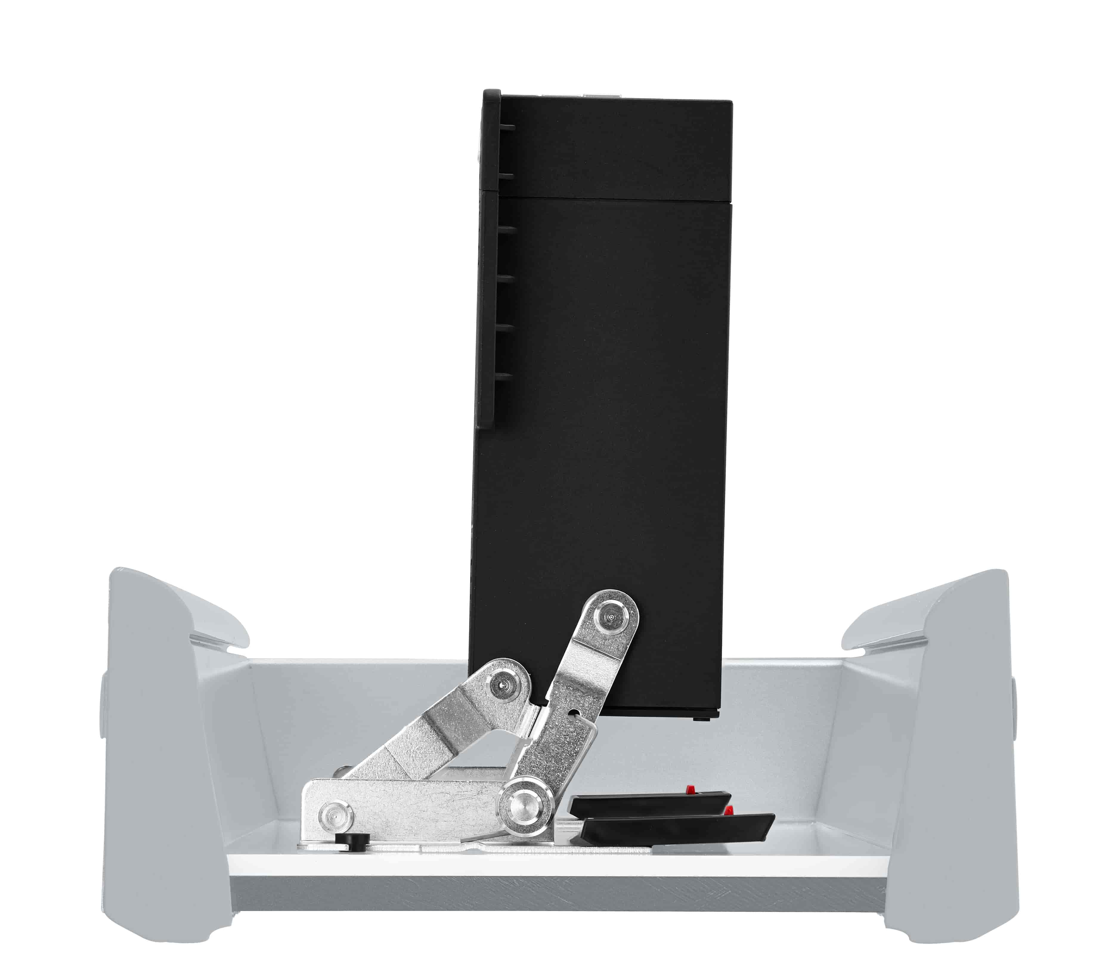 Elektrischer Einbau-Toaster, seitliche Ansicht