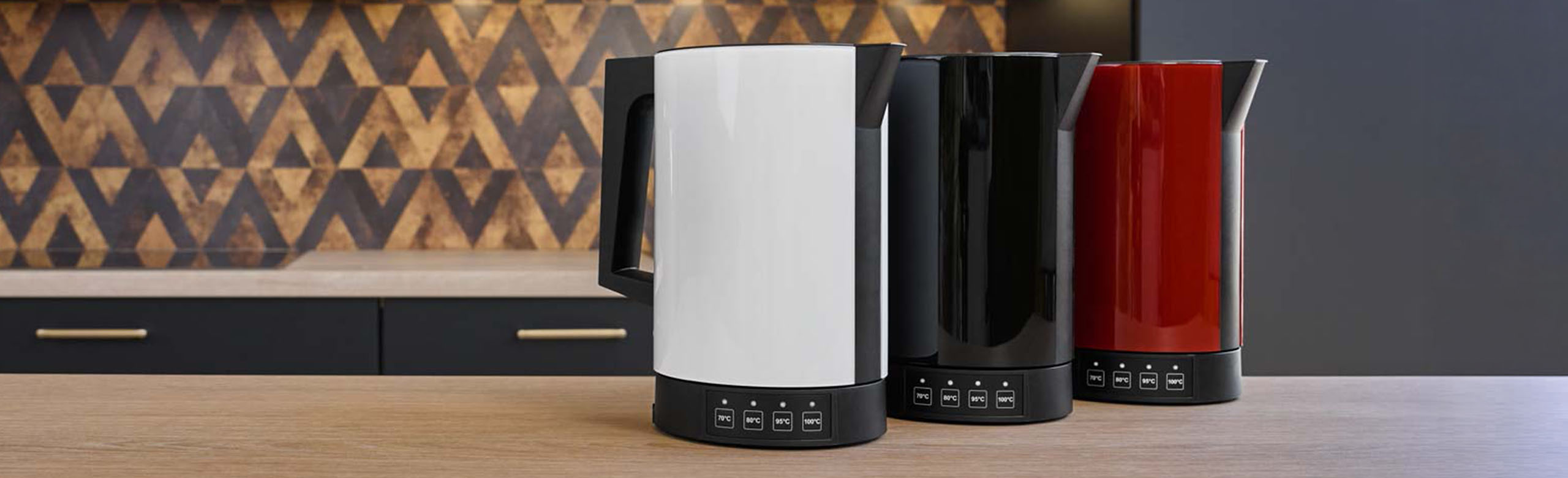 Kettles in the kitchen