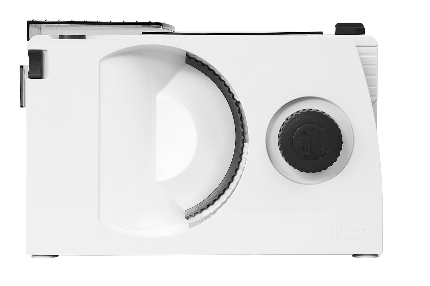 White plastic food slicer