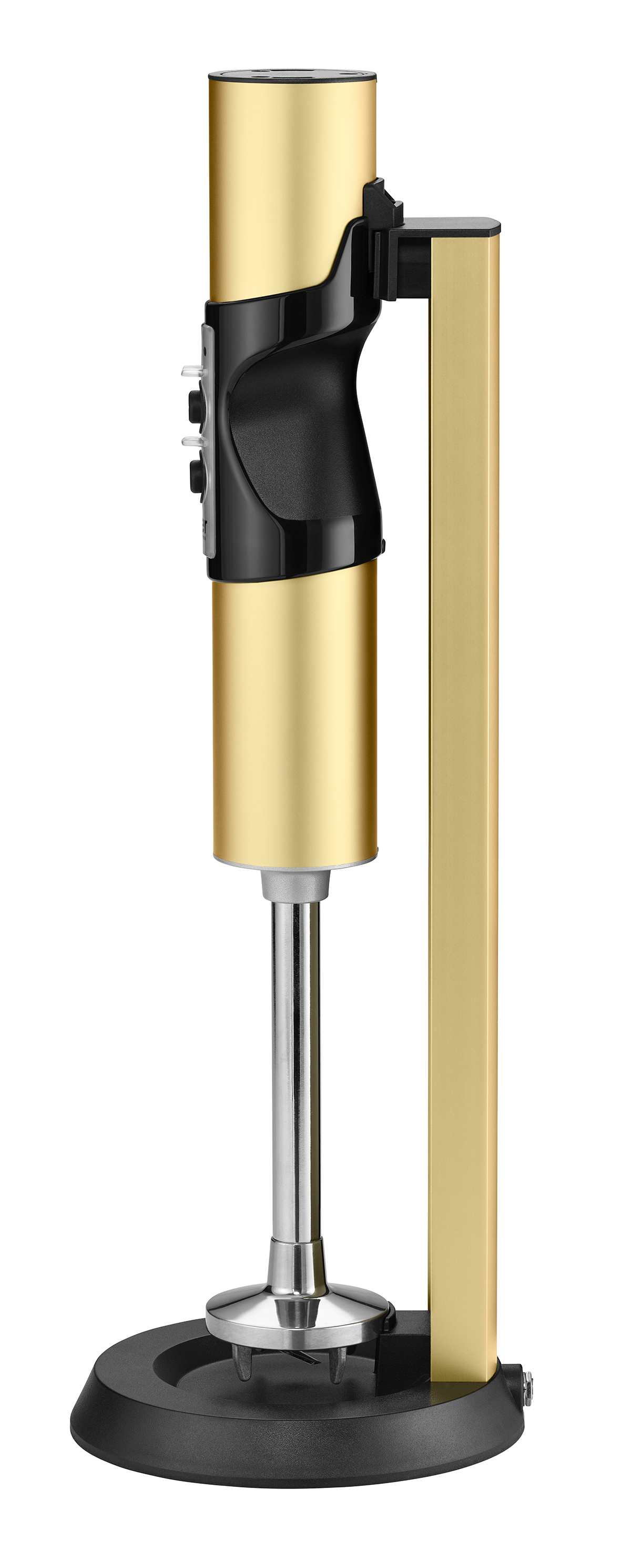 Electric hand blender in gold